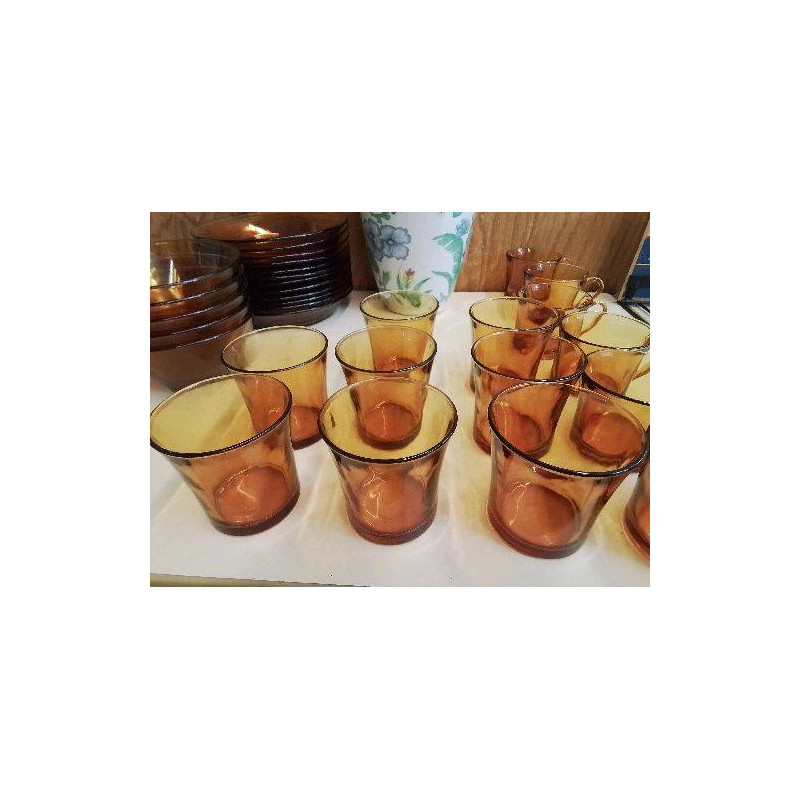 VERRE ORANGE 