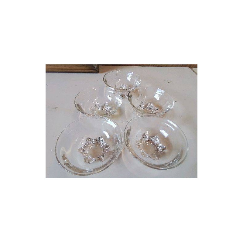 LOT DE 5 COUPES A FRUIT