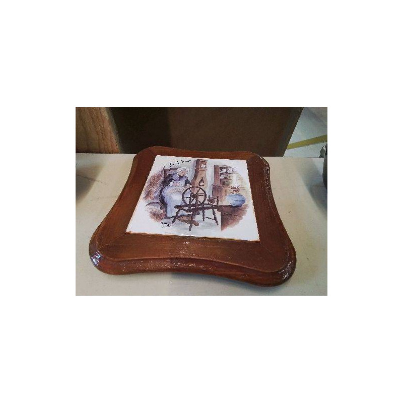 DESSOUS DE PLAT LA FILEUSE 