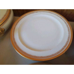 LOT DE 6 ASSIETTES LISIERE DOREE