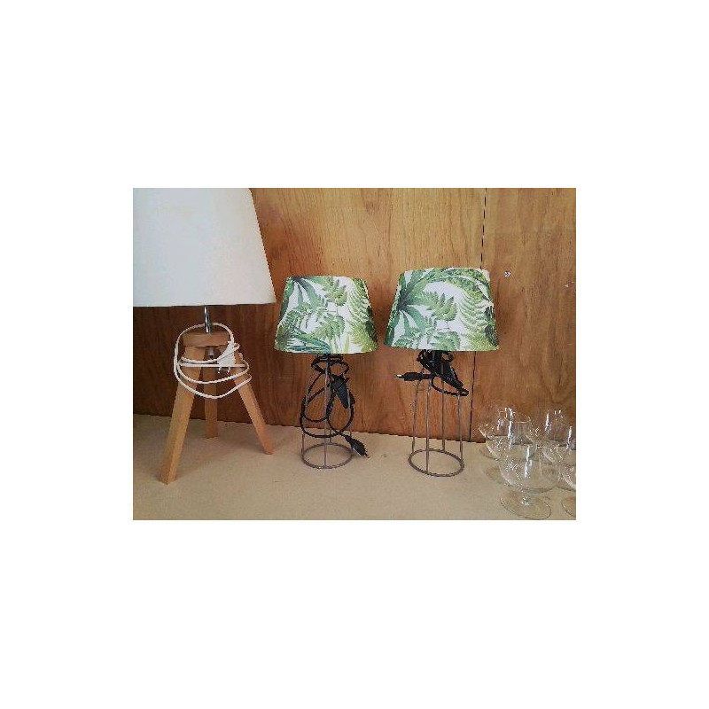 LAMPE A POSER ABAT JOUT FLORAL