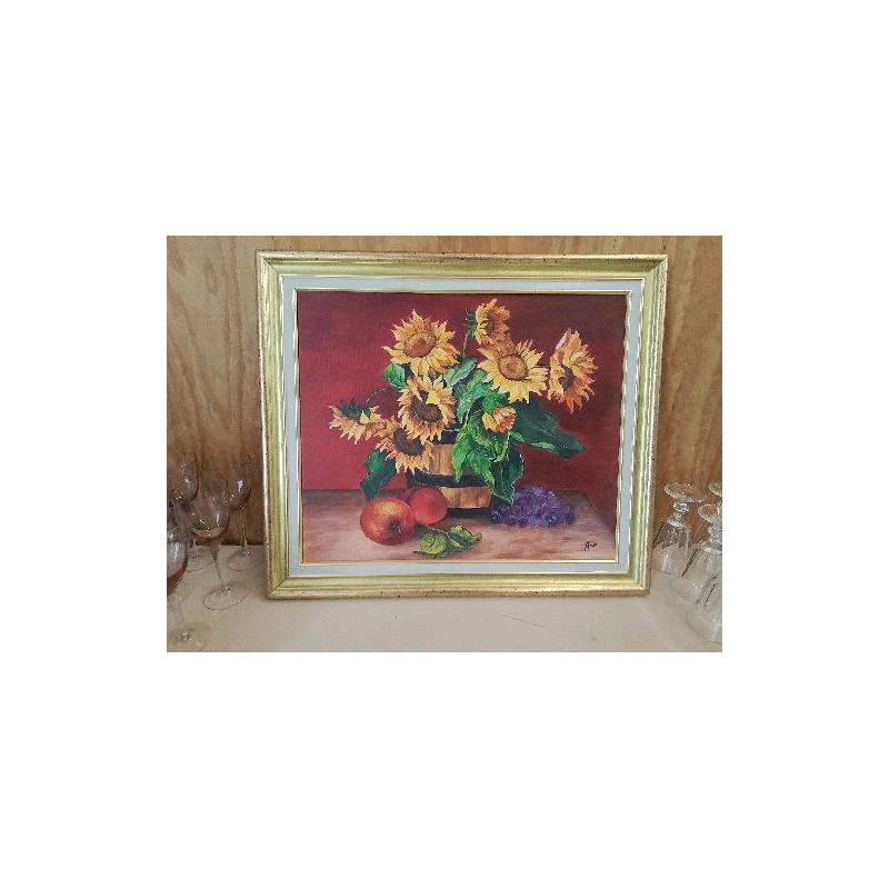 NATURE MORTE AUX TOURNESOLS AMP