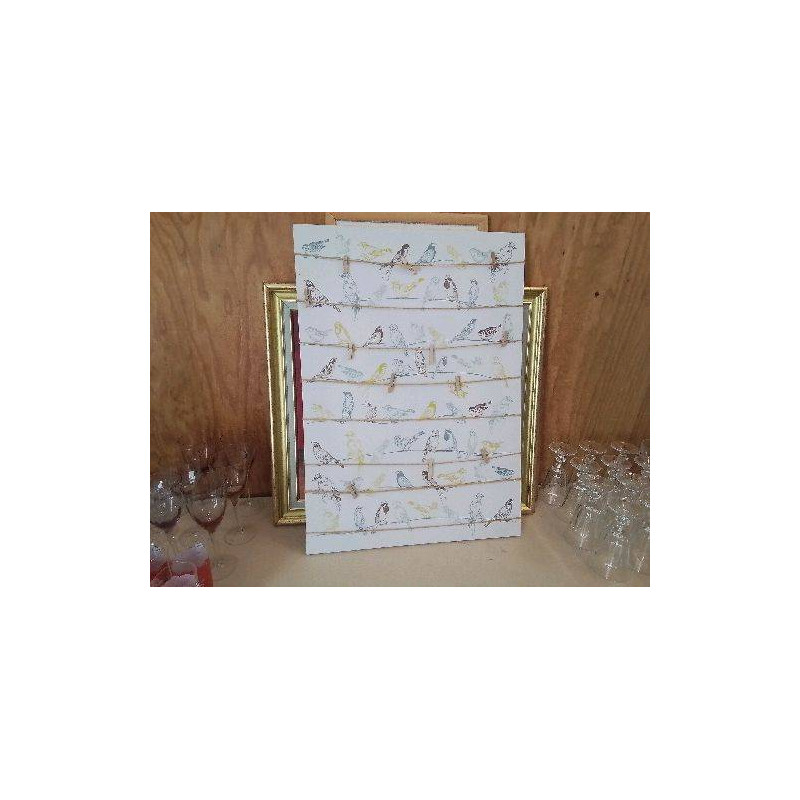 PÈLE MÊLE SUR TOILE AUX OISEAUX