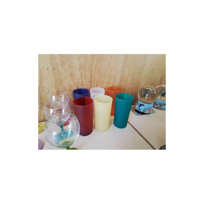 VERRE À JUS COLORÉ 