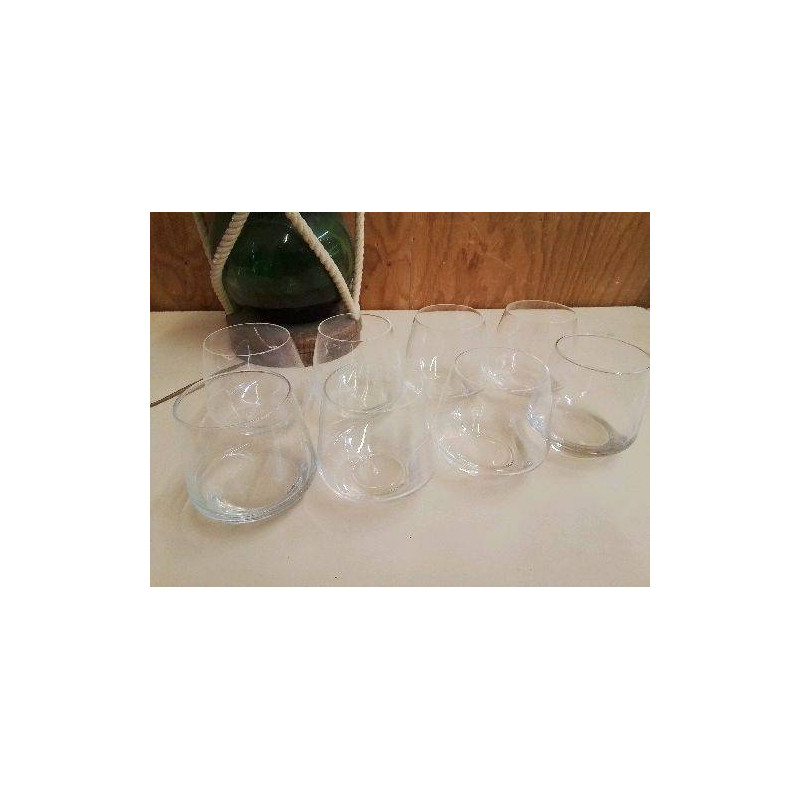 LOT DE 8 VERRES