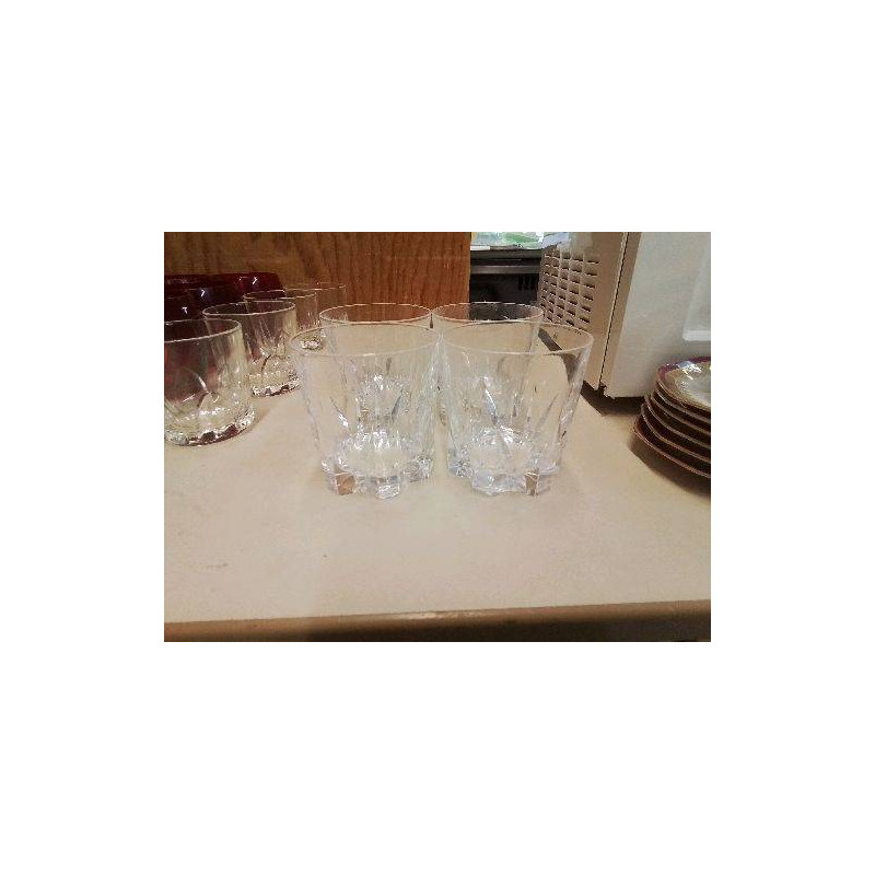 LOT DE 4 VERRES A WHISKY 