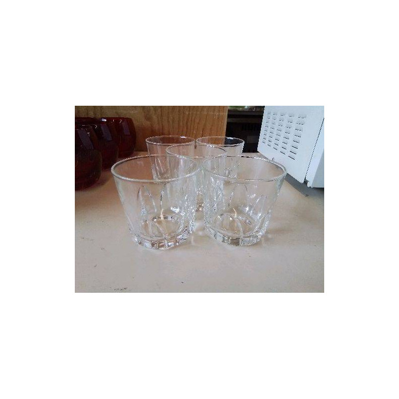 LOT DE 5 VERRES A WHISKY 