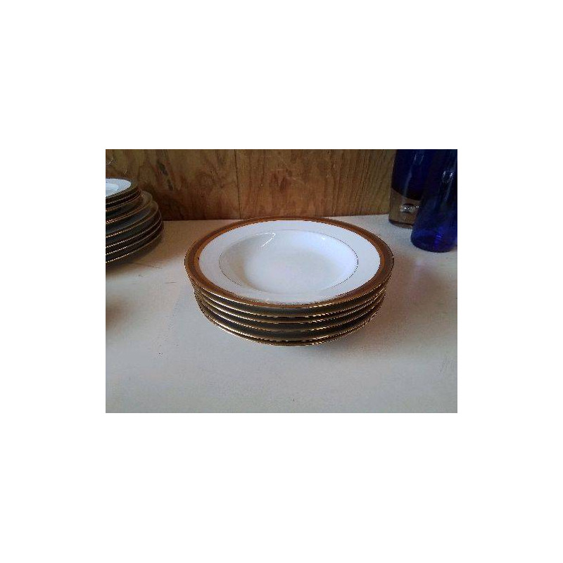 LOT DE 6 ASSIETTES CREUSES 