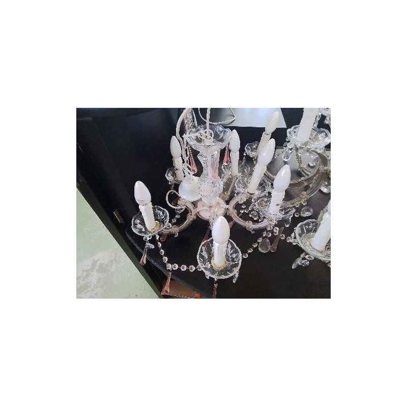 LUSTRE A PAMPILLE 5 BRANCHES 