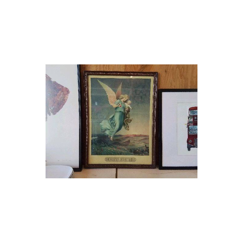 REPRODUCTION ARTISTIQUE VINTAGE ENCADRÉ 