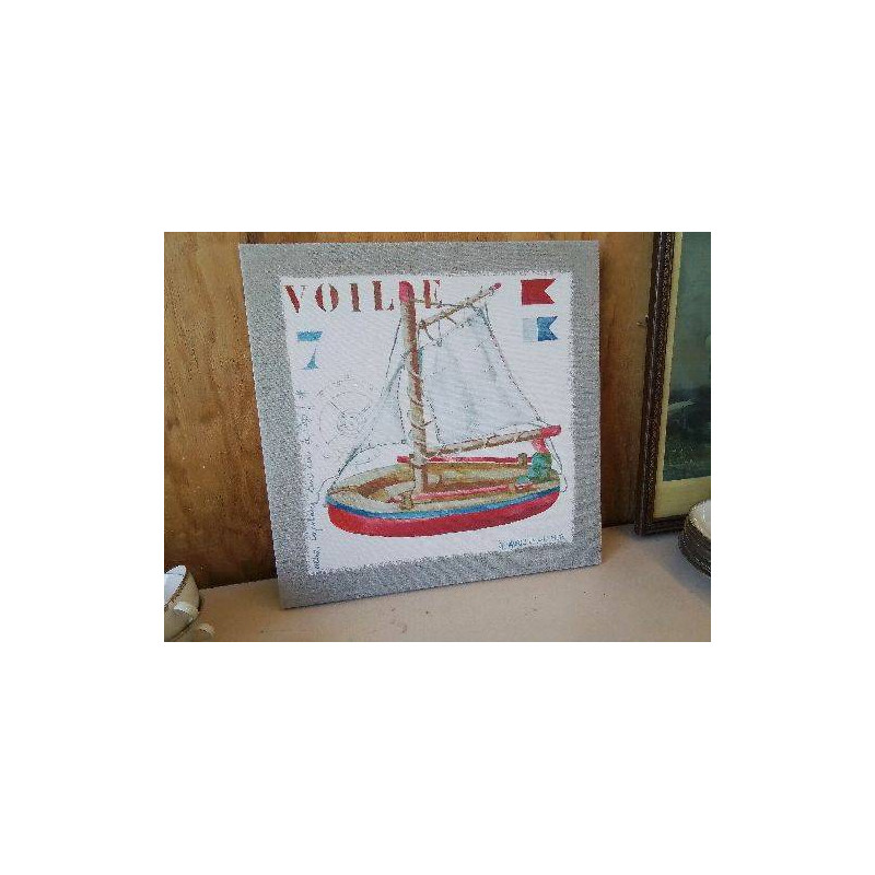 TABLEAU TOILE MARIN