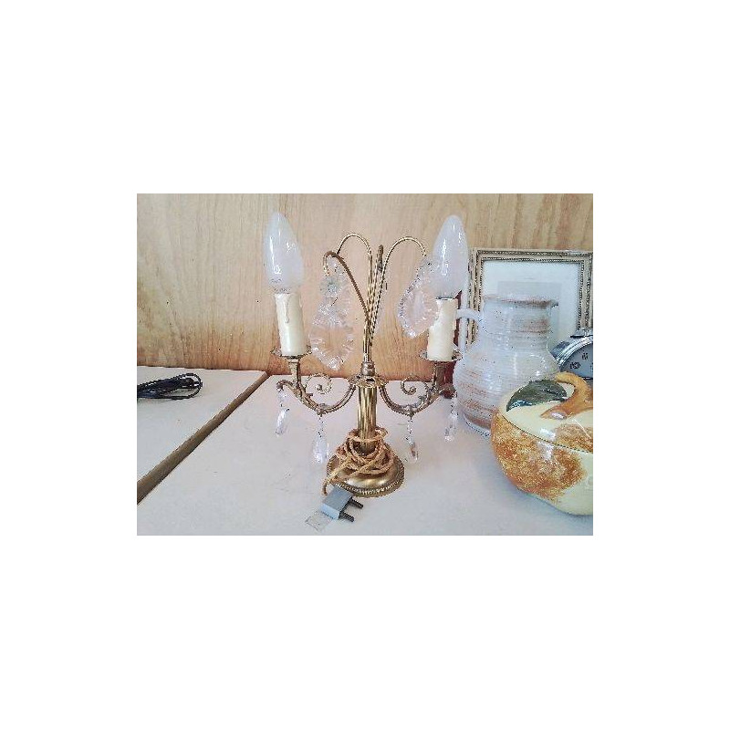LAMPE CHANDELIER TRANSFORMÉ 