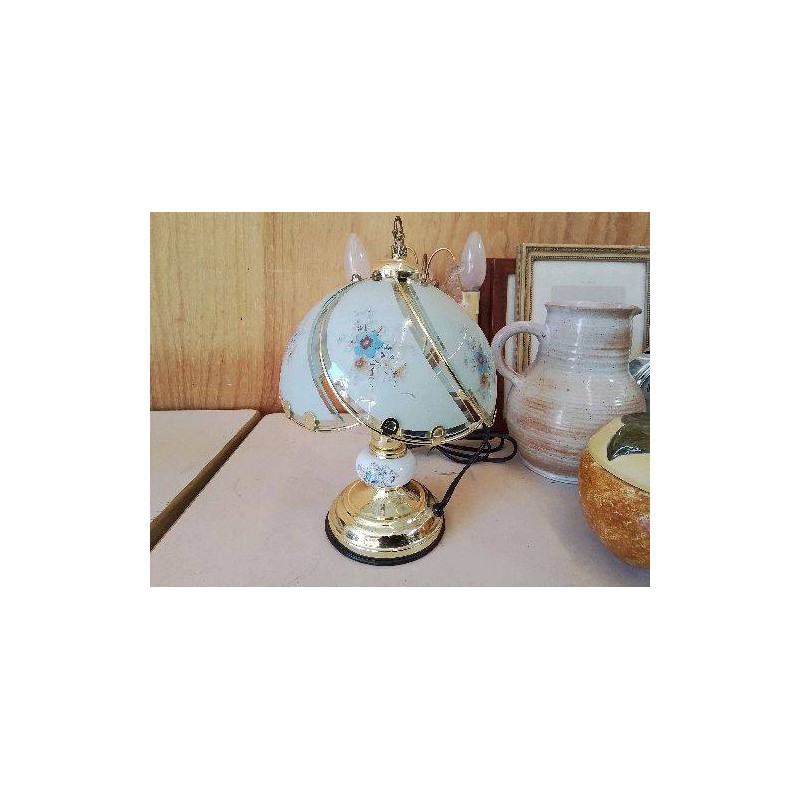 PETITE LAMPE VINTAGE MOTIF FLORAL 