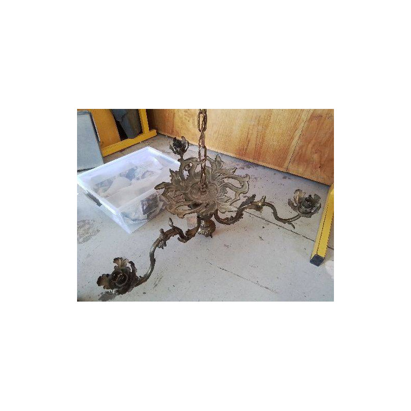 SUSPENTION EN BRONZE ART NOUVEAU 