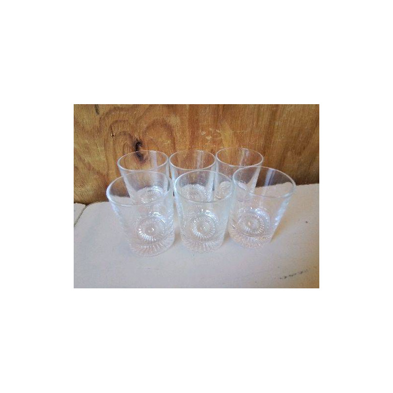 LOT DE 6 VERRES A LIQUEUR 