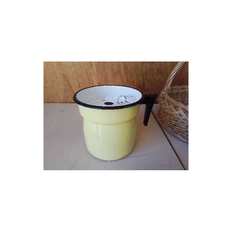 CHAUFFE LAIT EN TAULE ÉMAILLÉE 