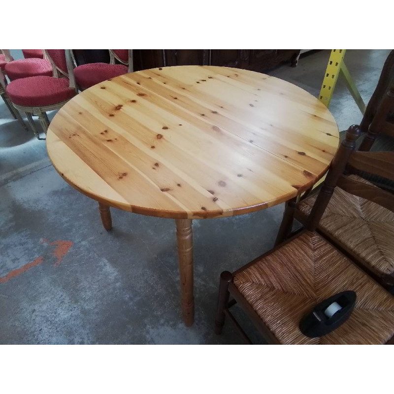 TABLE RONDE AVEC RALLONGE 