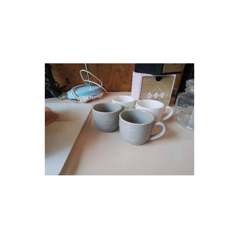 ENSEMBLE DE 4 PETITE TASSES A EXPRESSO
