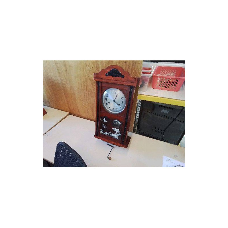 HORLOGE MURALE POLARIS MOTIF HERON 