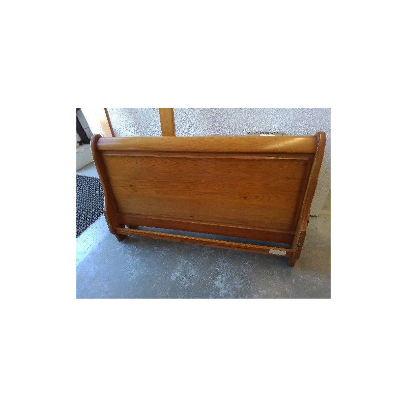 BOIS DE LIT STYLE LOUIS PHILIPPE EN PIN