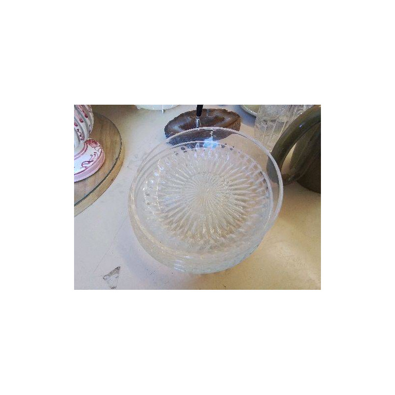 LOT DE 4 RAMEQUIN EN VERRE