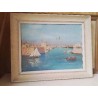 PEINTURE D’UN BORD DE MER