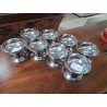 LOT DE 8 COUPES INOX 